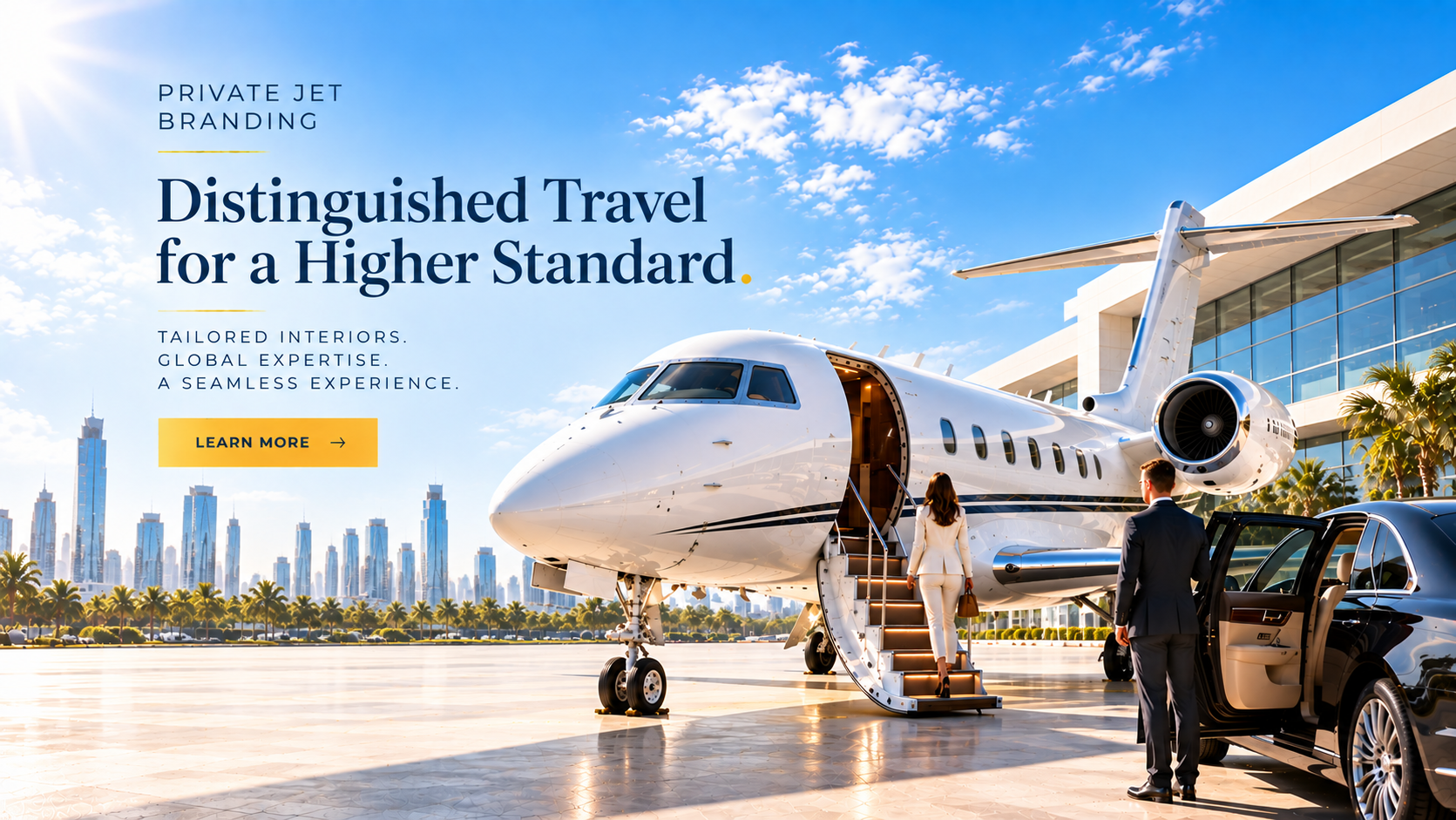 Private Jet Branding — Distinguished Travel for a Higher Standard